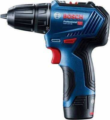 Akkus fúró Bosch GSR 12V-30 2x2Ah