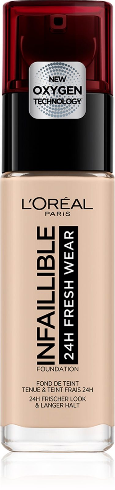 Alapozó L’ORÉAL PARIS Infaillible 24H Fresh Wear 015 Porcelain 30 ml