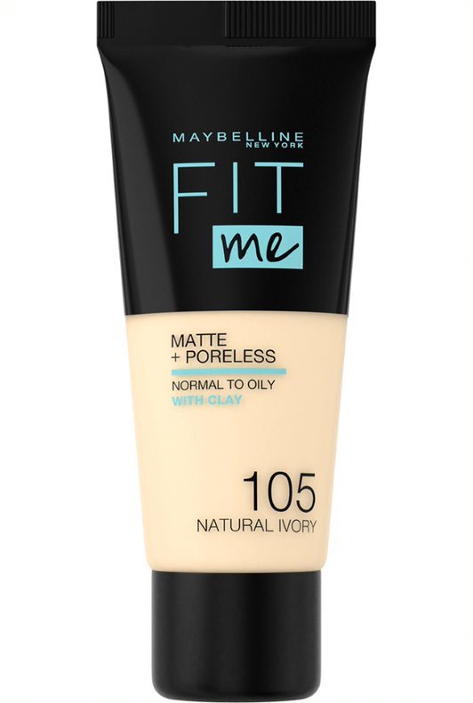 Alapozó MAYBELLINE NEW YORK Fit Me Matte & Poreless Alapozó 105 Natural Ivory 30 ml