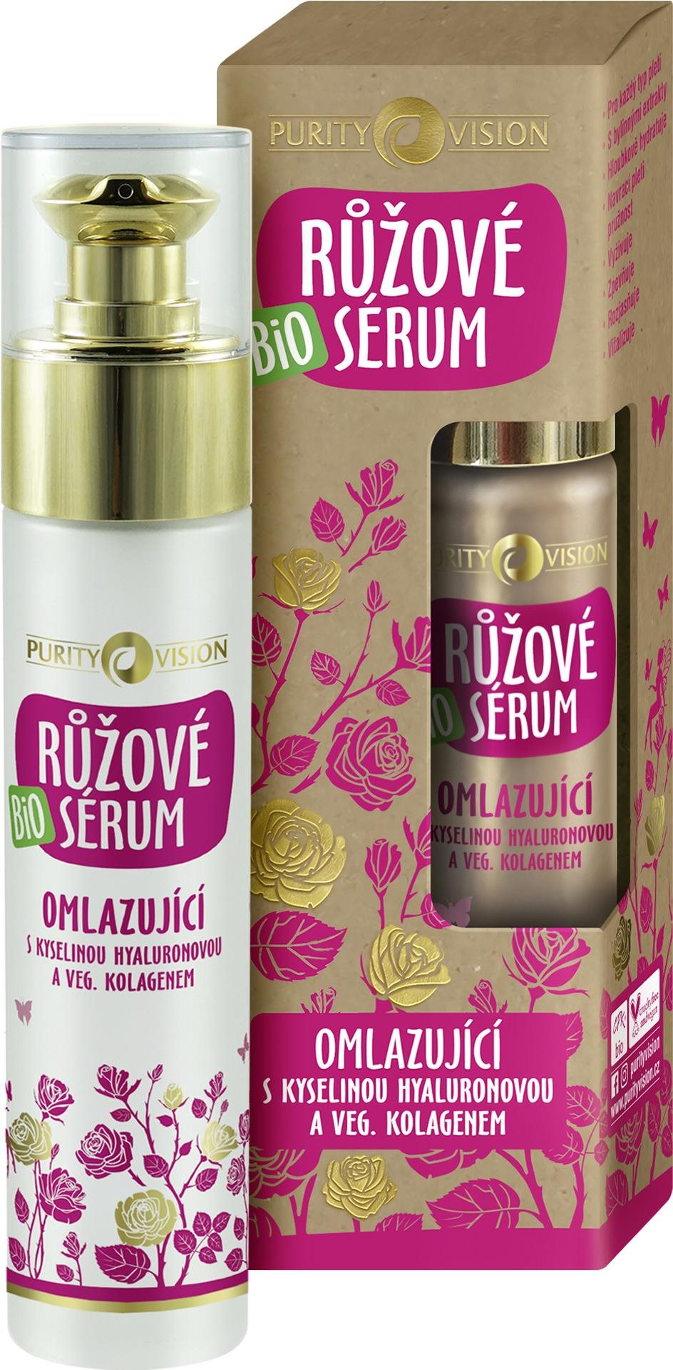 Arcápoló szérum PURITY VISION Bio Pink fiatalító szérum 50 ml