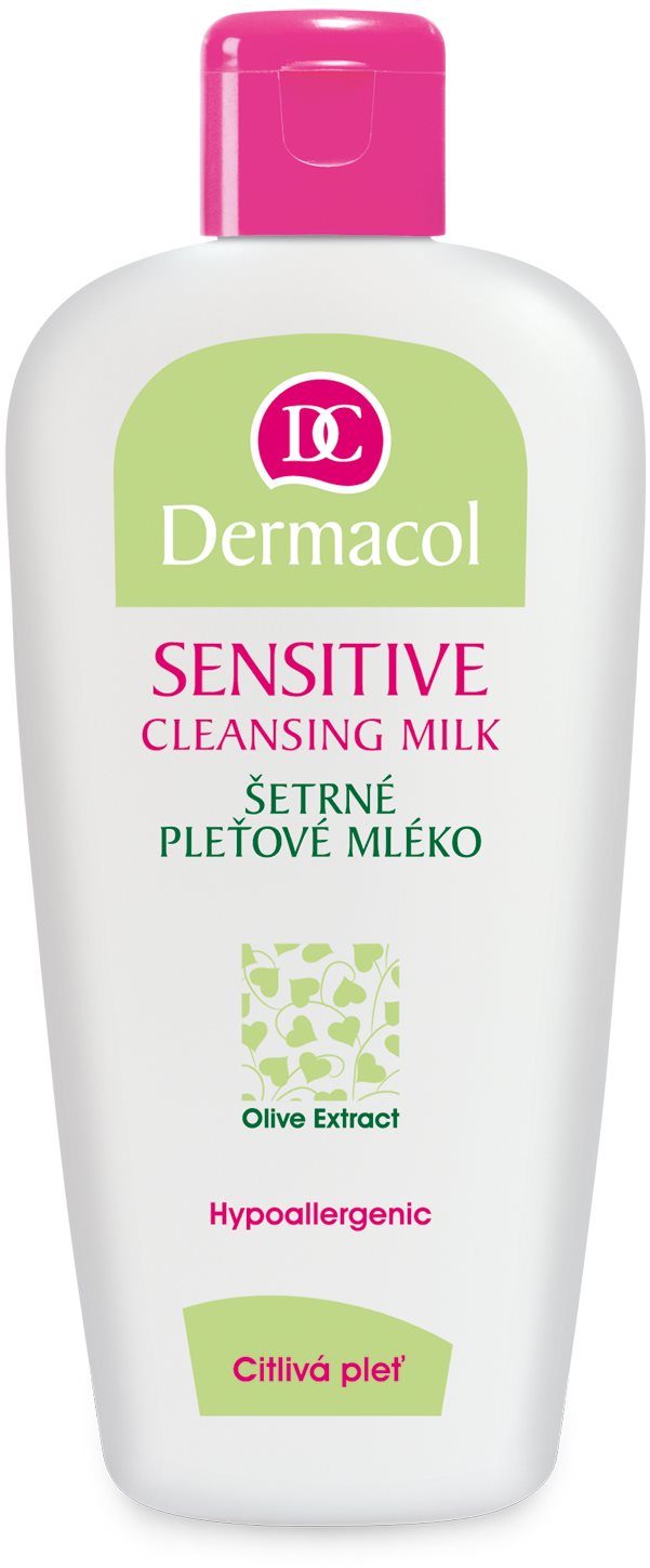 Arcápoló tej DERMACOL Sensitive Cleansing Milk 200 ml