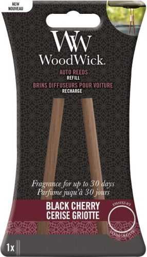 Autóillatosító WOODWICK Black Cherry autós illatosító utántöltő