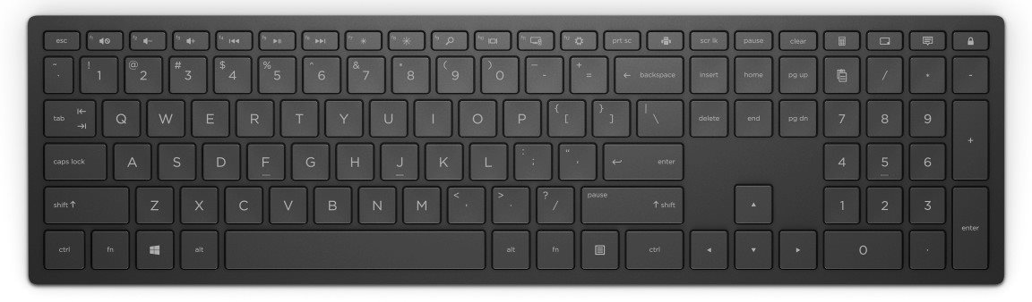 Billentyűzet HP Pavilion Wireless Keyboard 600 HU - fekete