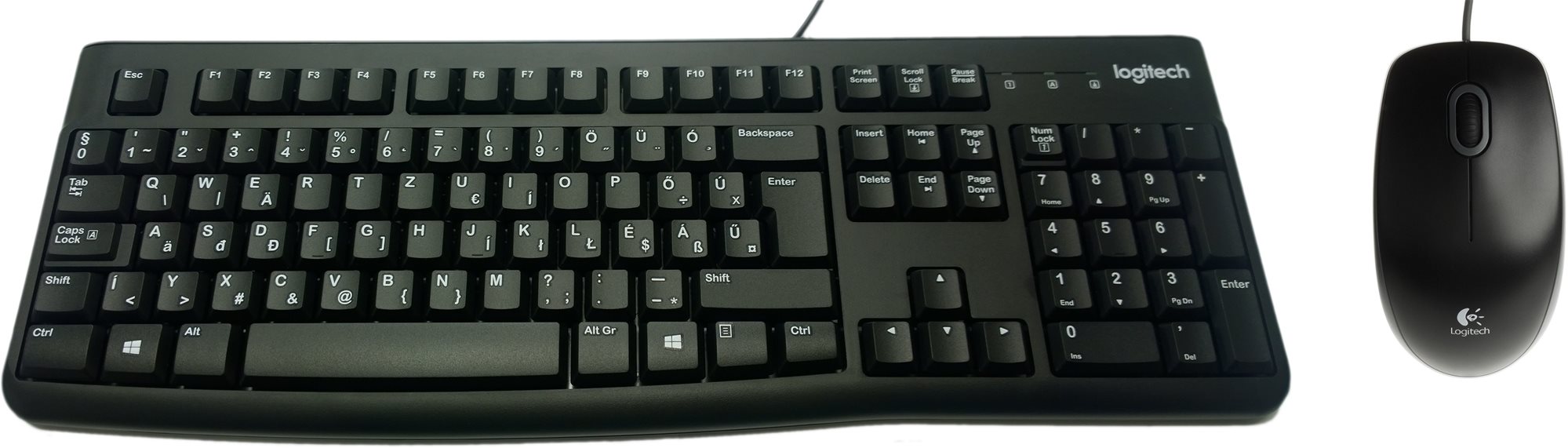 Billentyűzet+egér szett Logitech Desktop MK120 HU