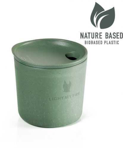 Bögre Light My Fire MyCup´n Lid short sandygreen