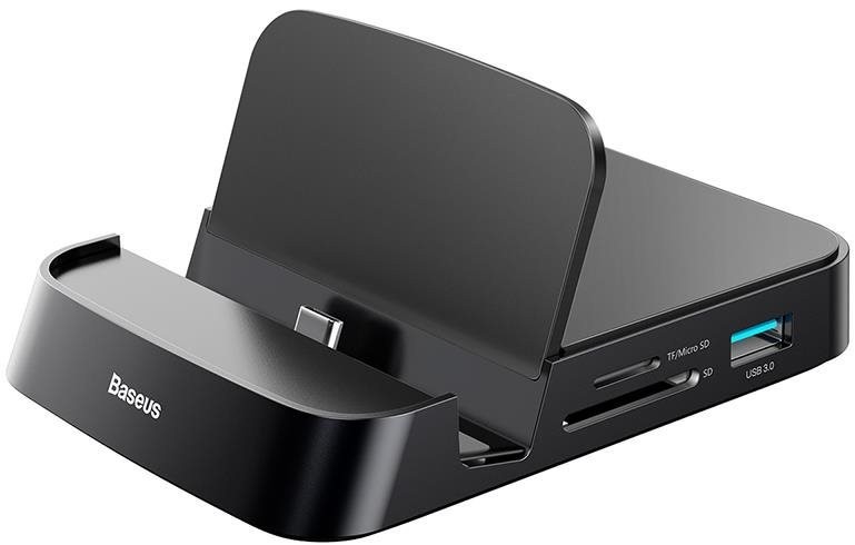 Dokkoló állomás Baseus Mate Multifunctional Docking Station Type-C Black