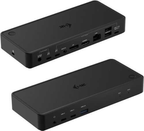 Dokkoló állomás i-tec USB-C/Thunderbolt KVM Docking station Dual Display