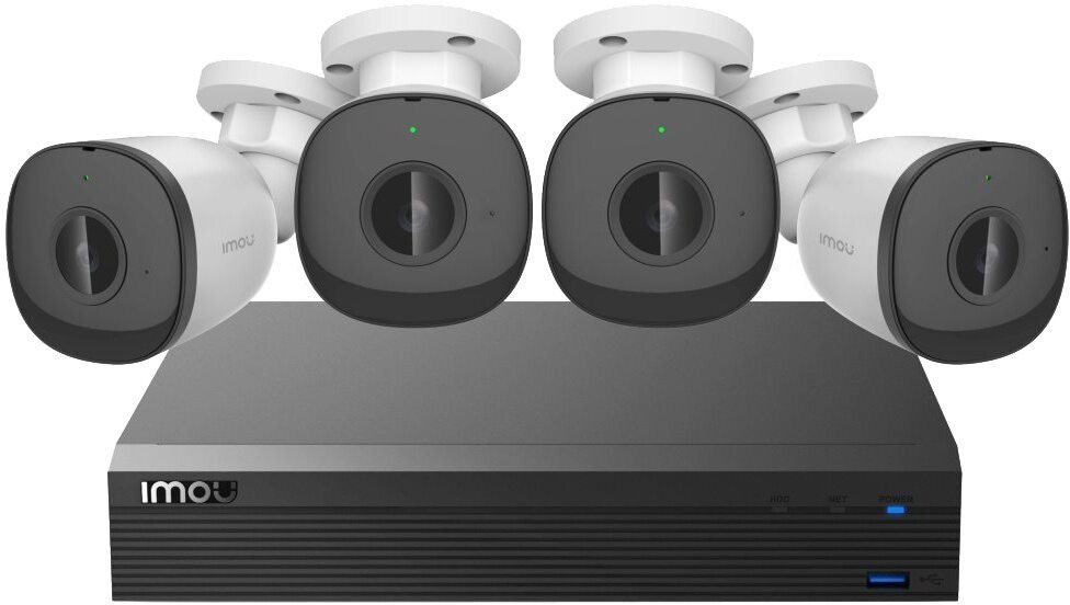 Felvevő készülék DAHUA IMOU SET 1 TB NVR + 4x PoE CAM