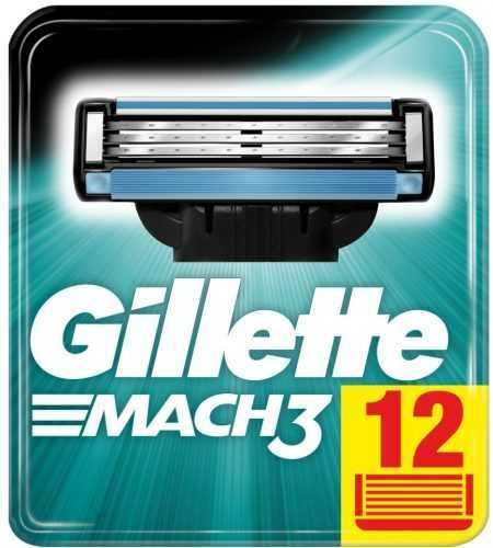 Férfi borotvabetét GILLETTE Mach3 12 db