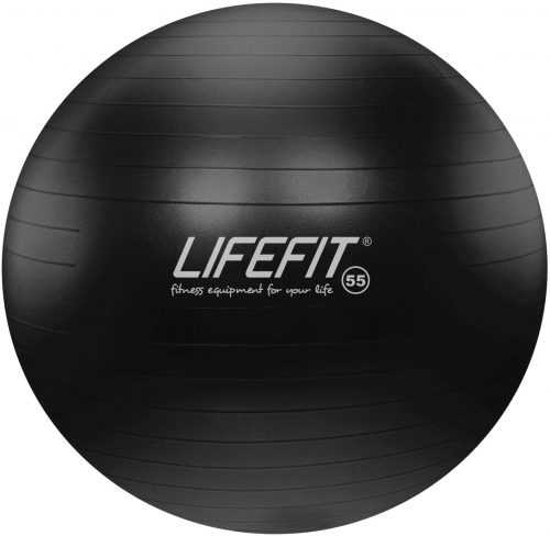 Fitness labda Lifefit anti-burst fekete