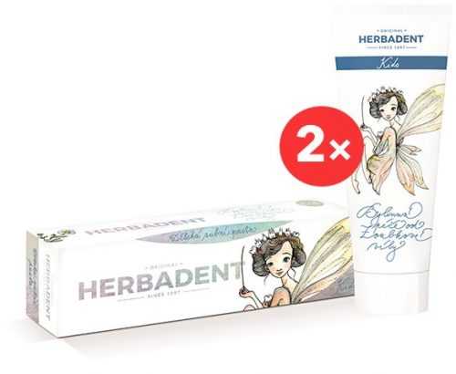 Fogkrém HERBADENT Kids 2× 75 g