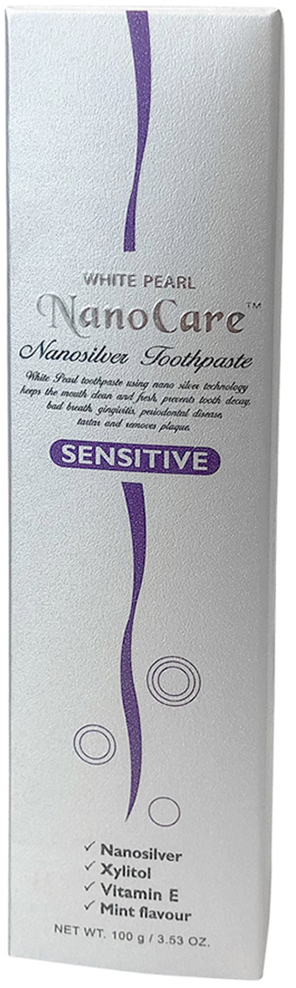 Fogkrém WHITE PEARL NanoCare Sensitive 100 g