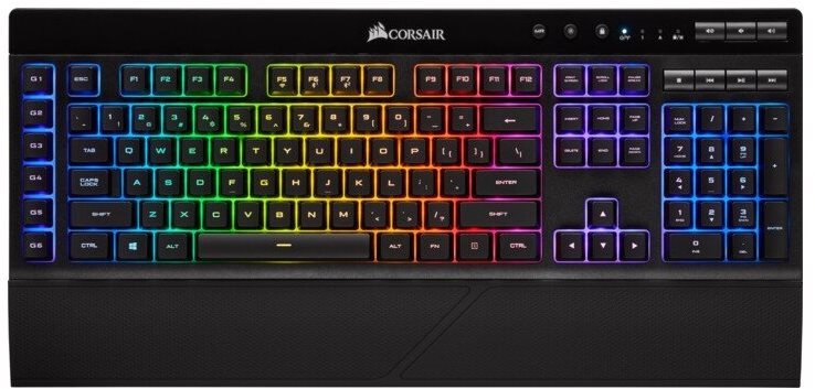 Gamer billentyűzet Corsair K57 RGB Wireless - US