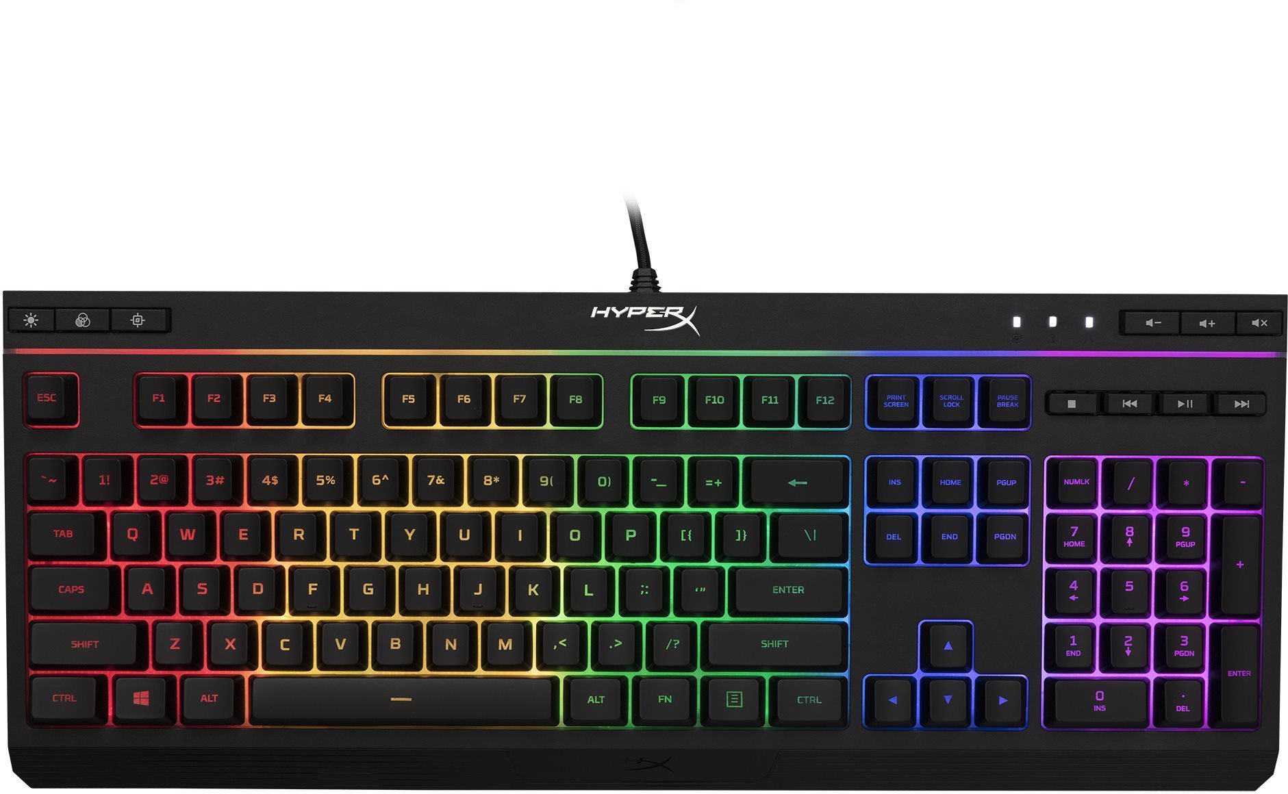 Gamer billentyűzet HyperX Alloy Core RGB - US