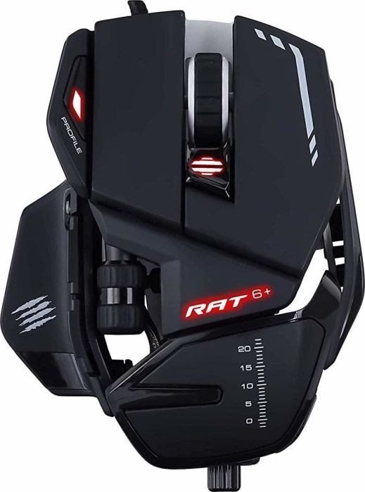 Gamer egér Mad Catz R.A.T. 6+ fekete