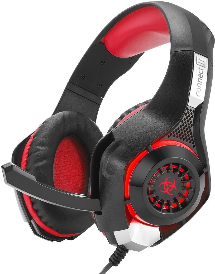 Gamer fejhallgató CONNECT IT CHP-4510-RD Gaming Headset BIOHAZARD készülék