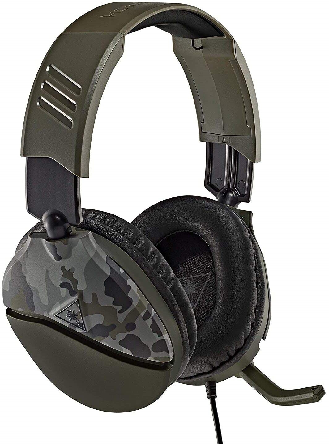 Gamer fejhallgató Turtle Beach RECON 70 camouflage zöld