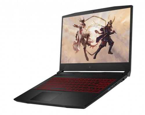 Gamer laptop MSI Katana GF66 12UGS Fekete