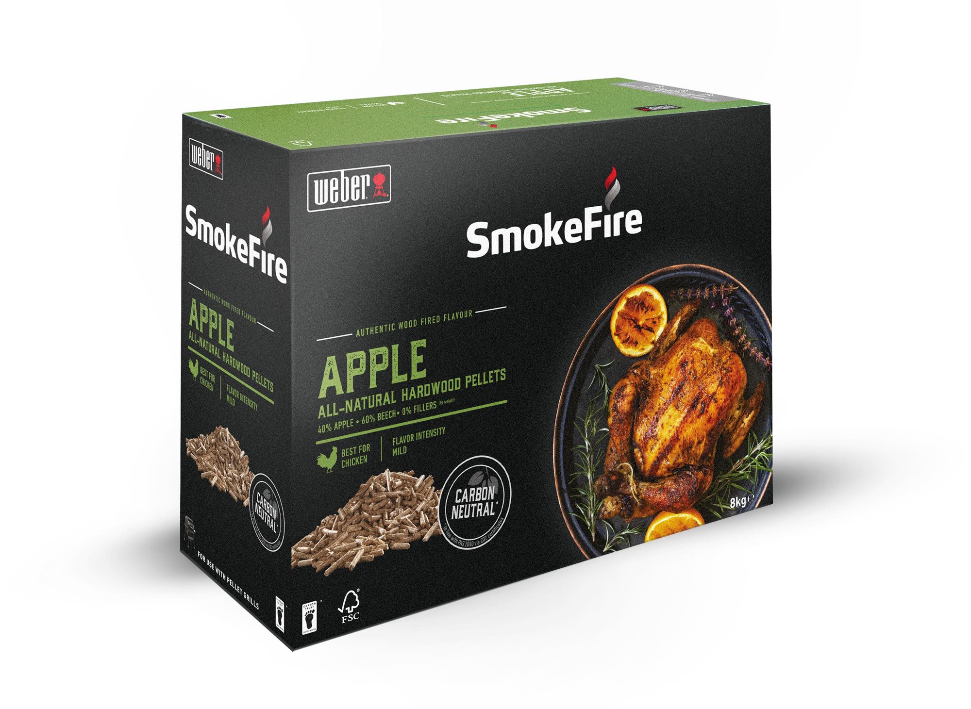 Grill kiegészítő Weber Natural fa pellet alma