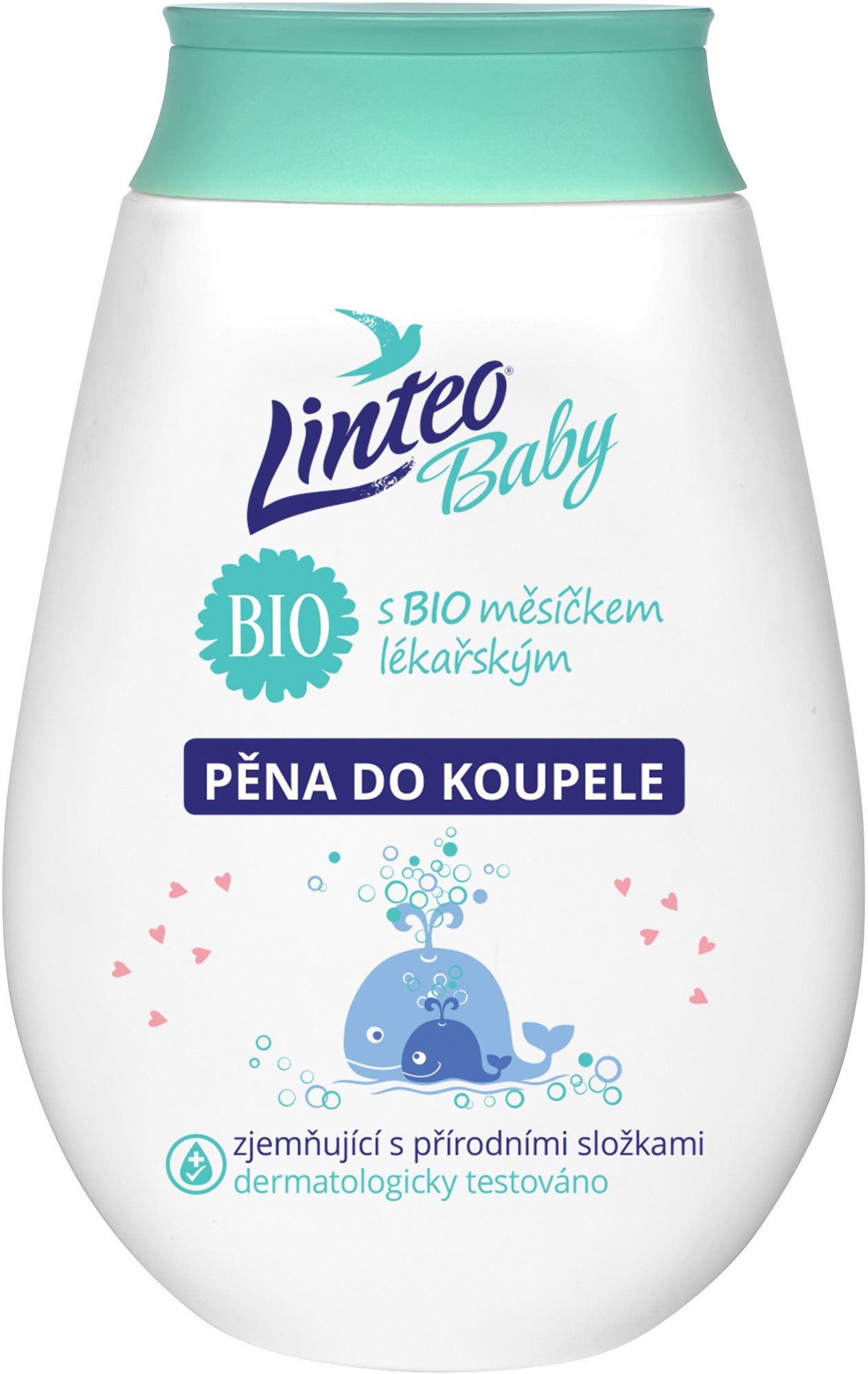 Gyerek habfürdő LINTEO BABY Habfürdő Bio Orvosi körömvirággal 250 ml