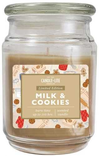 Gyertya CANDLE LITE Milk & Cookies 510 g