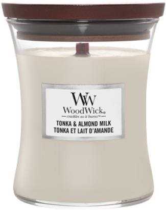 Gyertya WOODWICK Tonka & Almond Milk 275 g