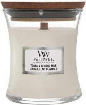 Gyertya WOODWICK Tonka & Almond Milk 85 g