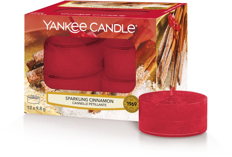Gyertya YANKEE CANDLE Sparkling Cinnamon 12 × 9