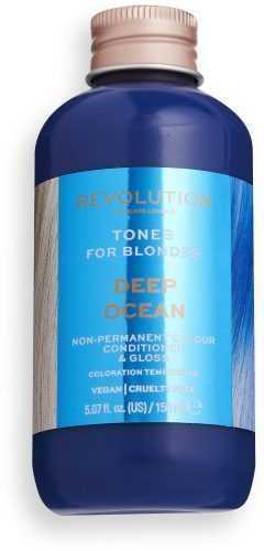 Hajfesték REVOLUTION HAIRCARE Tones for Blondes Deep Ocean 150 ml