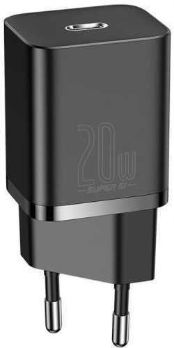 Hálózati adapter Baseus Super SI USB-C 20W-os adapter és USB-C Lightning 1 m-es kábel