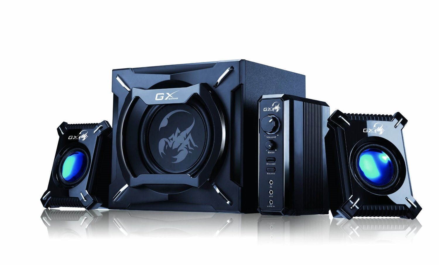 Hangfal Genius GX Gaming SW-G2.1 2000 Ver. II fekete