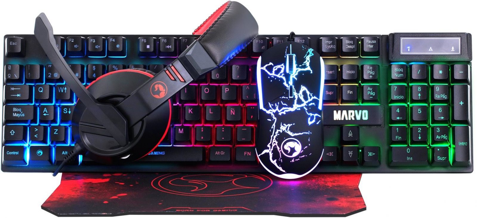 Játékszett MARVO 4-in-1 Gaming Combo CM409EN