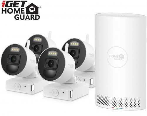 Kamerarendszer iGET HOMEGUARD HGNVK88004P + 4x IP kamera FHD 1080p