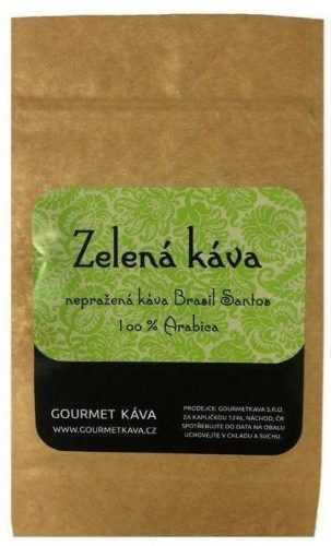 Kávé GourmetCoffee Zöld kávé 100 g őrölt (Brazil Santos)