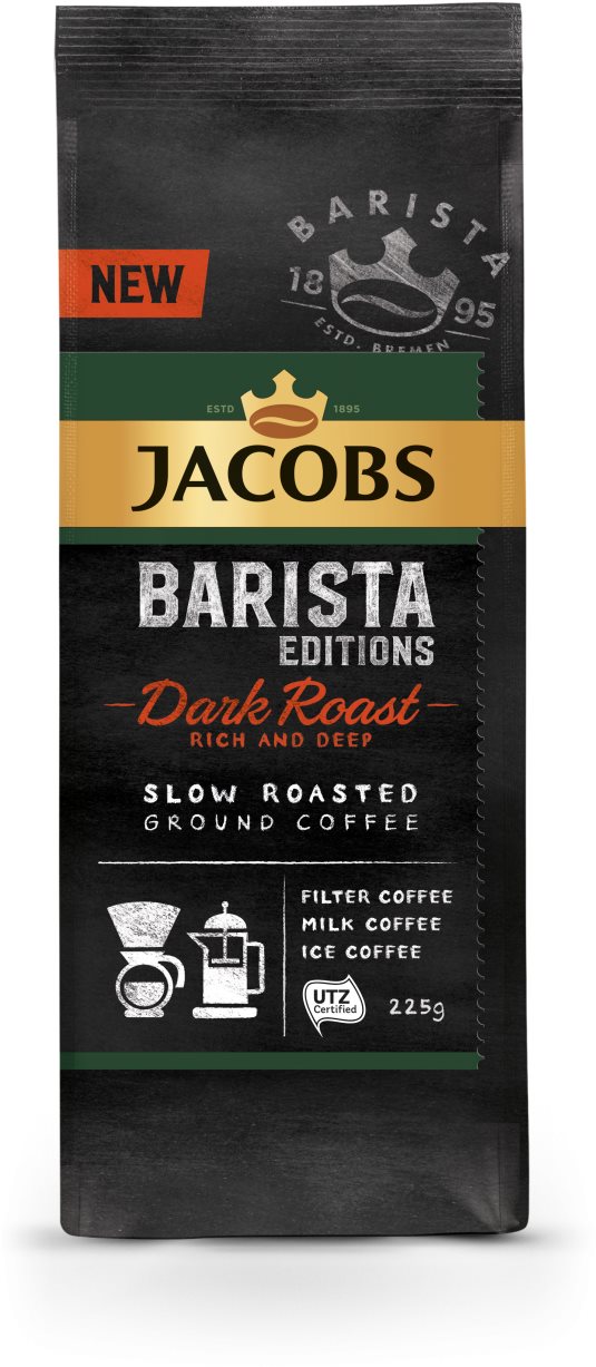 Kávé Jacobs Barista Dark őrölt kávé