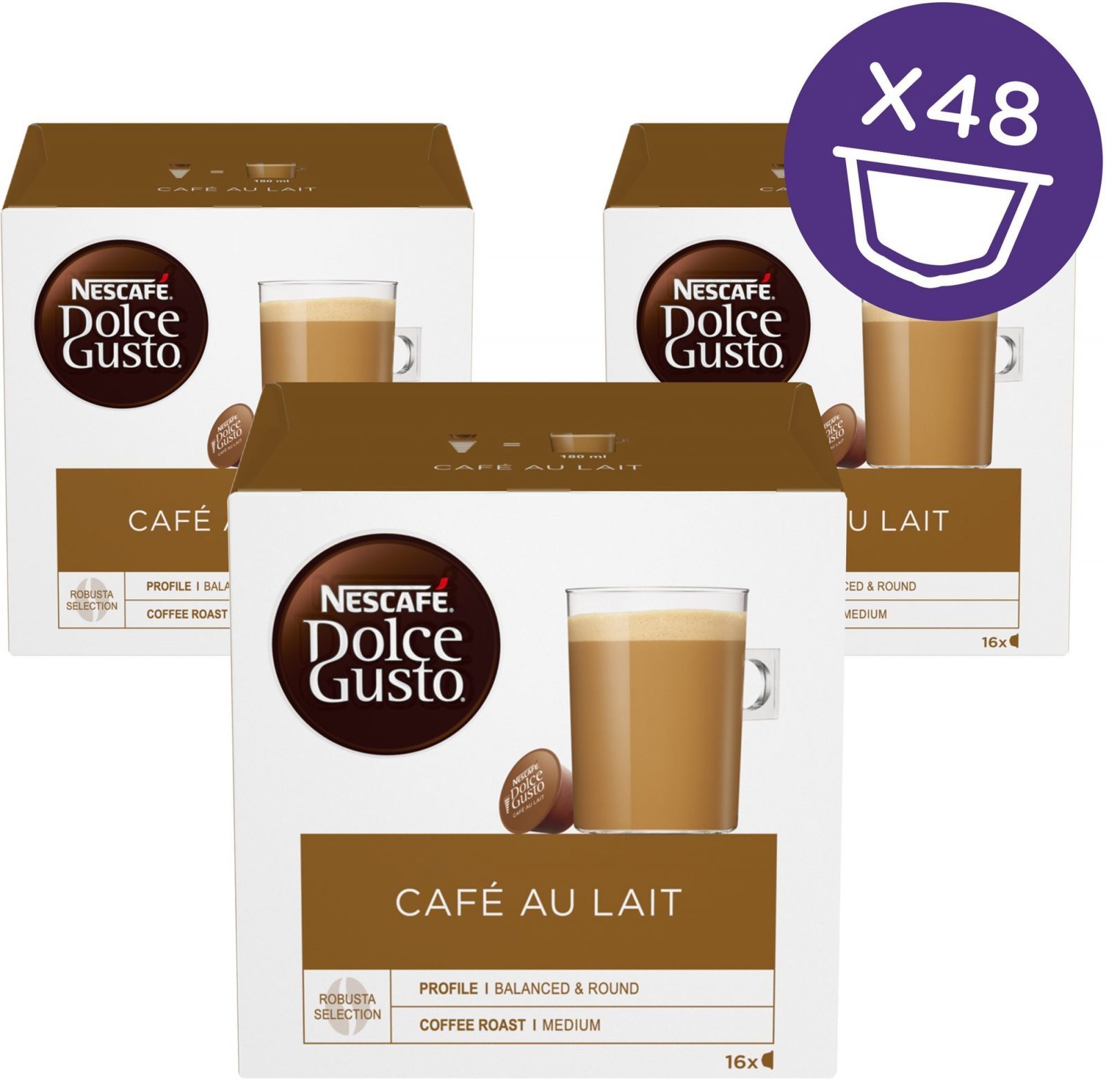 Kávékapszula NESCAFÉ Dolce Gusto Café Au Lait