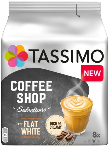 Kávékapszula TASSIMO Flat White Kapszula 8 adag