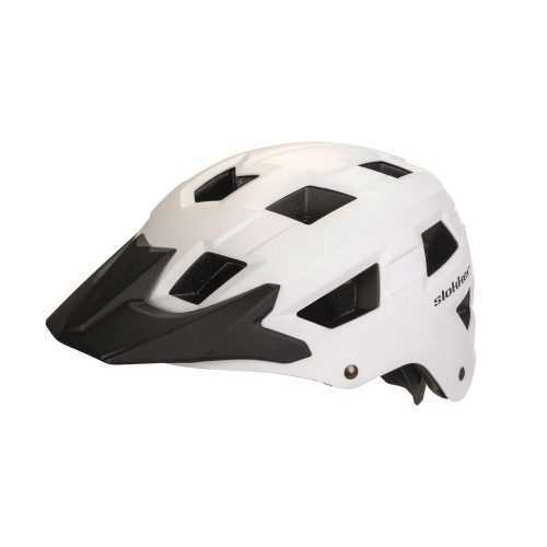 Kerékpáros sisak Slokker Limo White/Black Visor 54-58 cm