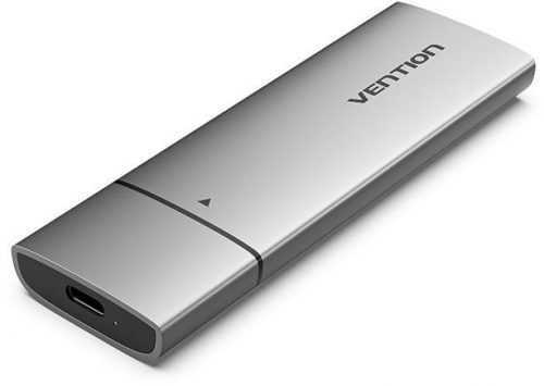 Külső merevlemez ház Vention M.2 NVMe SSD Enclosure (USB 3.1 Gen 2-C) Gray Aluminum Alloy Type