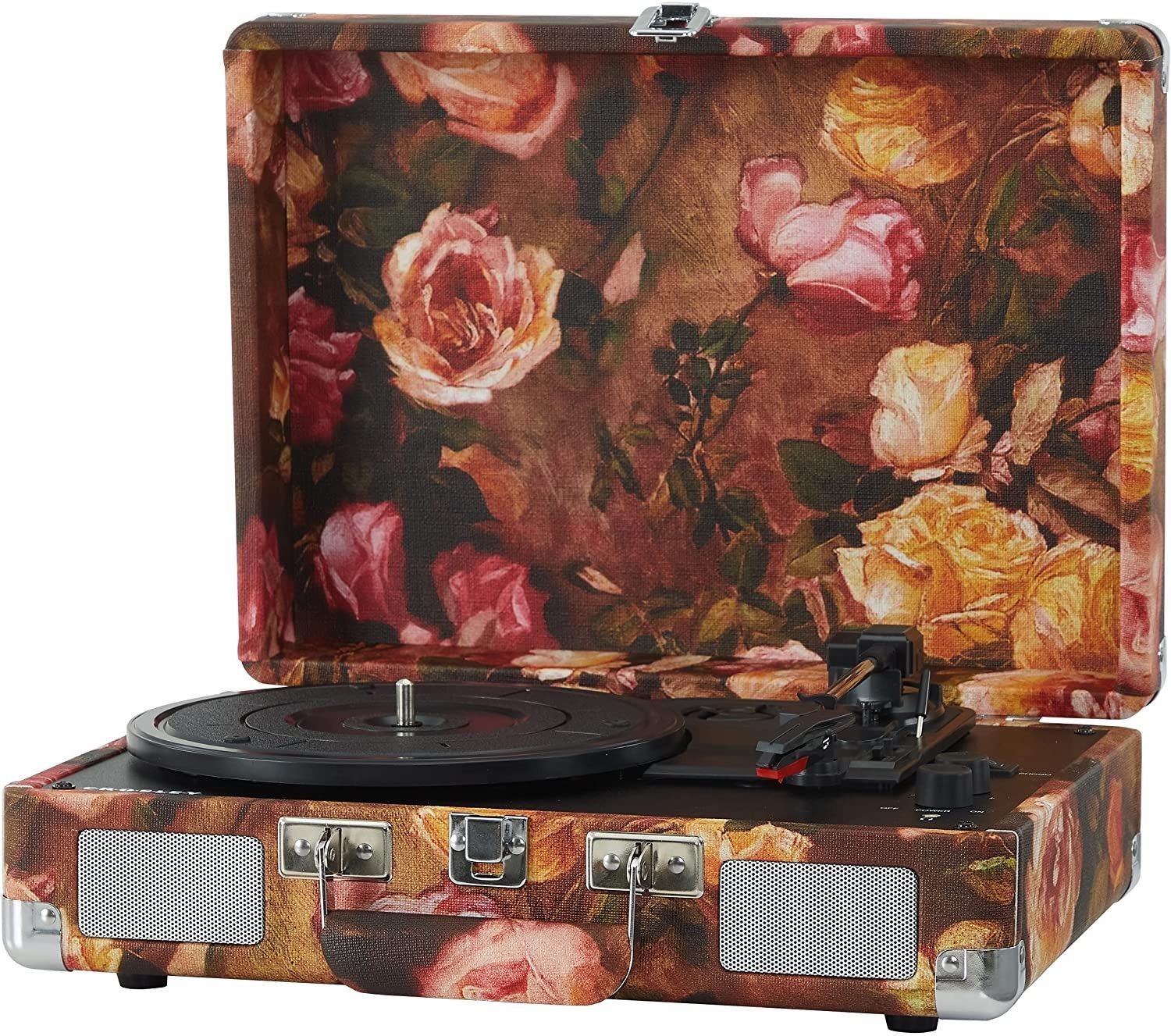 Lemezjátszó Crosley Cruiser Deluxe BT - Floral