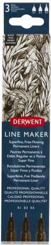 Liner DERWENT Line Maker fekete 0