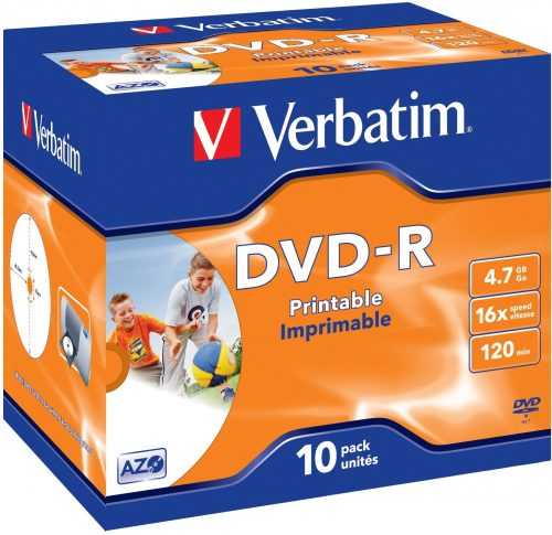 Média Verbatim DVD-R 16x