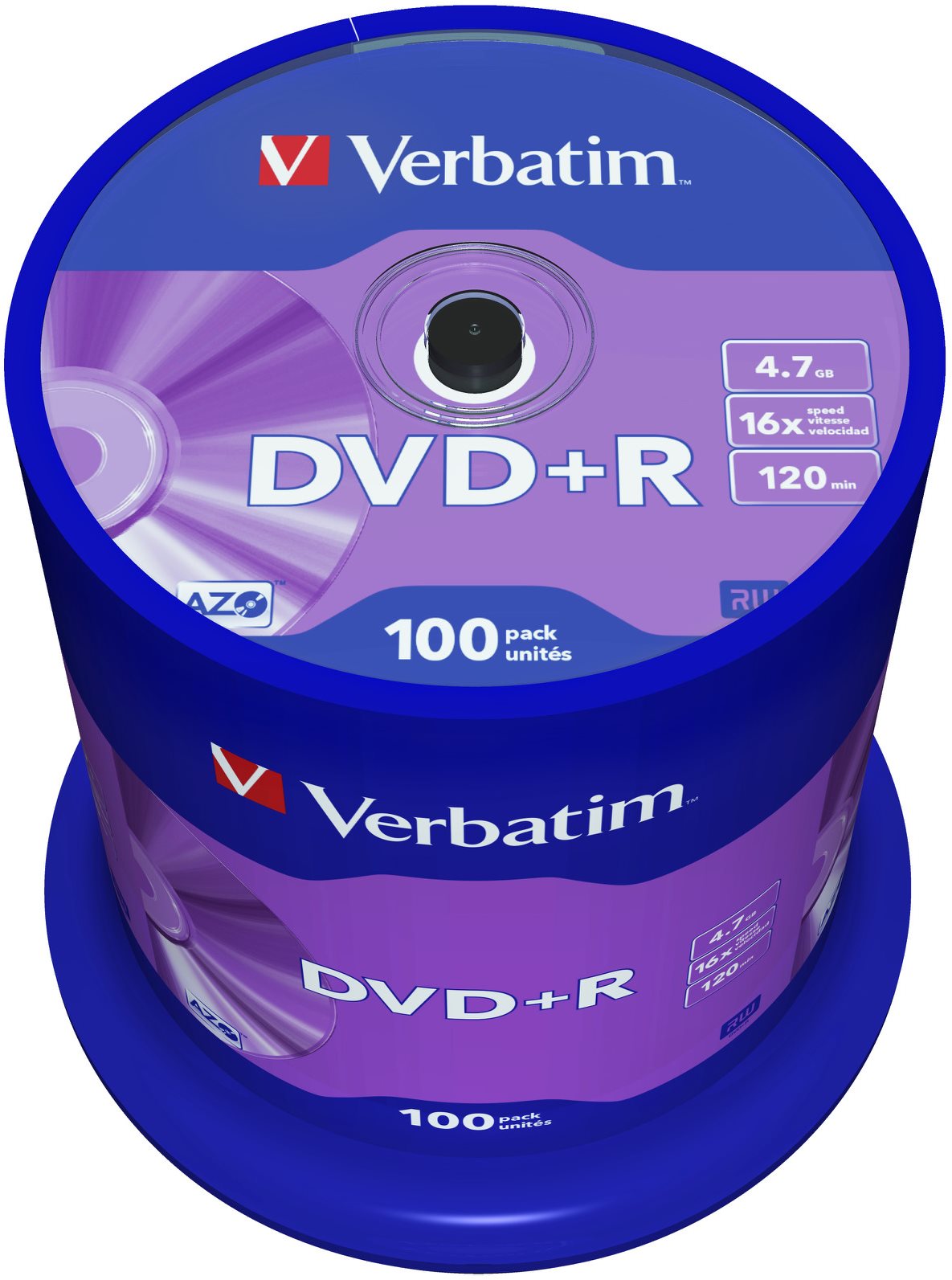 Média Verbatim DVD +R 4