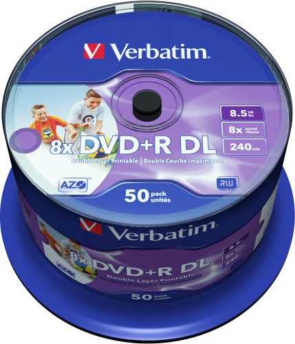 Média Verbatim DVD + R 8x