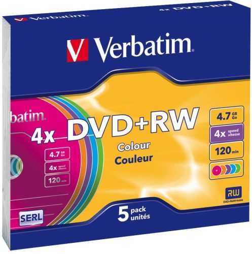 Média Verbatim DVD + RW 4x