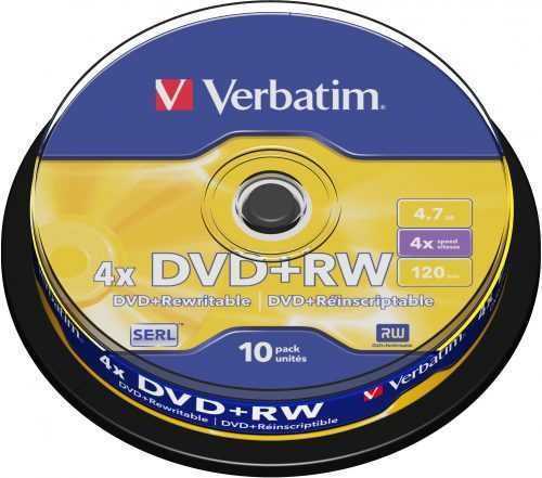 Média Verbatim DVD+RW 4x