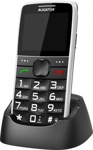 Mobiltelefon Aligator A675 Senior fehér