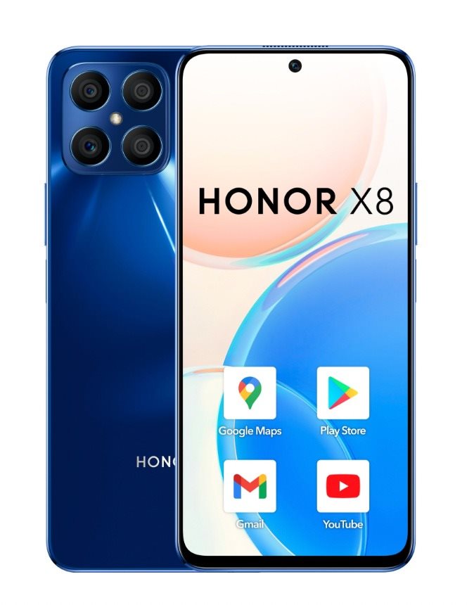 Mobiltelefon Honor X8 6G 128GB kék