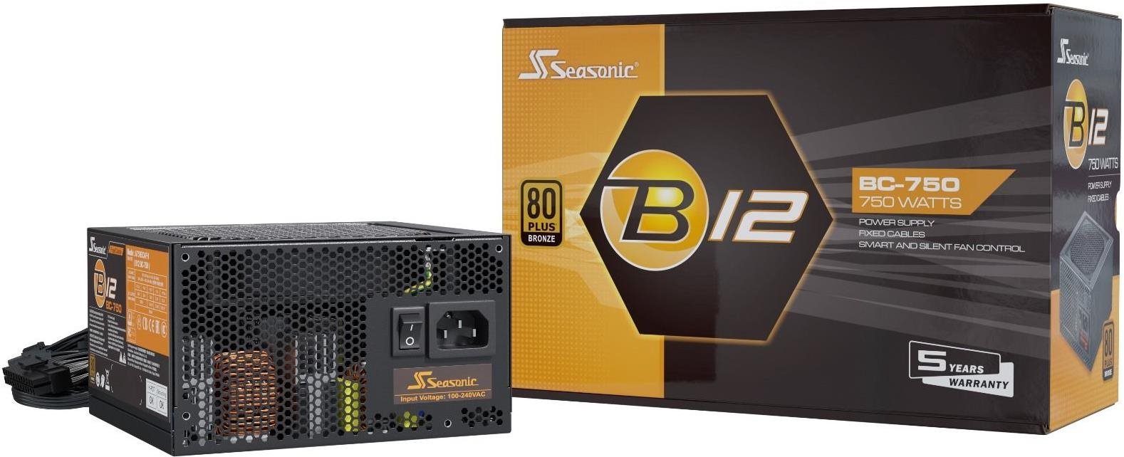 PC tápegység Seasonic B12 BC-750 Bronze