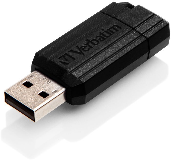 Pendrive Verbatim Store 'n' Go PinStripe 4GB fekete